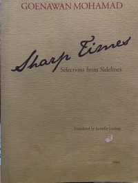 Sharp Times :  selections from sidelines