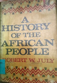 Image of A History of the African people