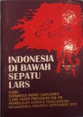 Indonesia di bawah sepatu lars