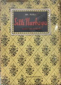 Siti Nurbaya: kasih tak sampai