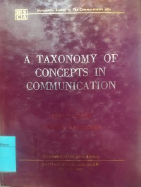 A Taxonomy of Concept in Communication