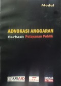 Modul Advokasi Anggaran Berbasis Pelayanan Publik