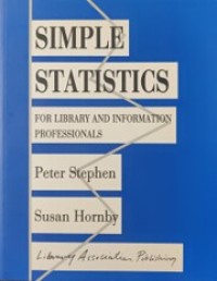 Image of Simple statistics for library and information professionals