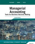 Managerial Accounting: Tools for Business Decision Making