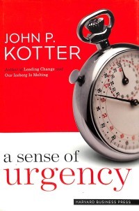 A sense of Urgency : Author of leading change and our leeberg is melting