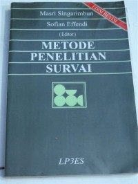 Metode penelitian survai