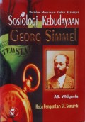 Problem Modernitas Dalam Kerangka Sosiologi Kebudayaan Georg Simmel