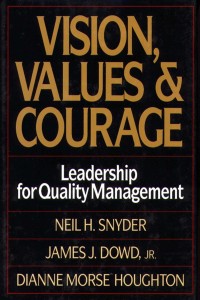 Vision, values & courage : leadership for quality management