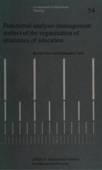 Image of Functional analysis (management audits) of the organization of ministries of education