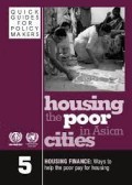 Housing the poor in Asian cities