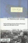 Hak Waris Perempuan dan Perwakilan Anak, Hasil pembahasan bersama Komnas Perempuan dengan para ahli di Aceh