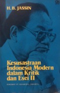 Kesusastraan Indonesia Modern dalam Kritik dan Esei II