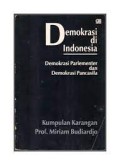 Demokrasi di Indonesia : demokrasi parlementer dan demokrasi Pancasila : kumpulan karangan
